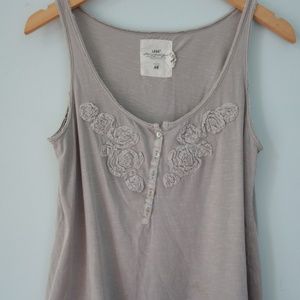 H&M L.O.G.G. Collection light grey tank